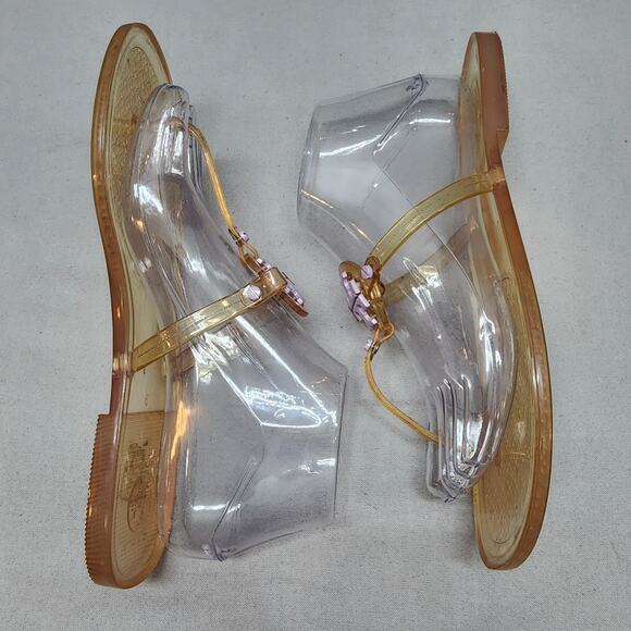 Tory Burch Mini Miller Jelly Thong Sandal Light Lavender Women's Size 8 - Picture 4 of 8